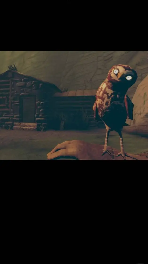 ai character: Birds watching  background