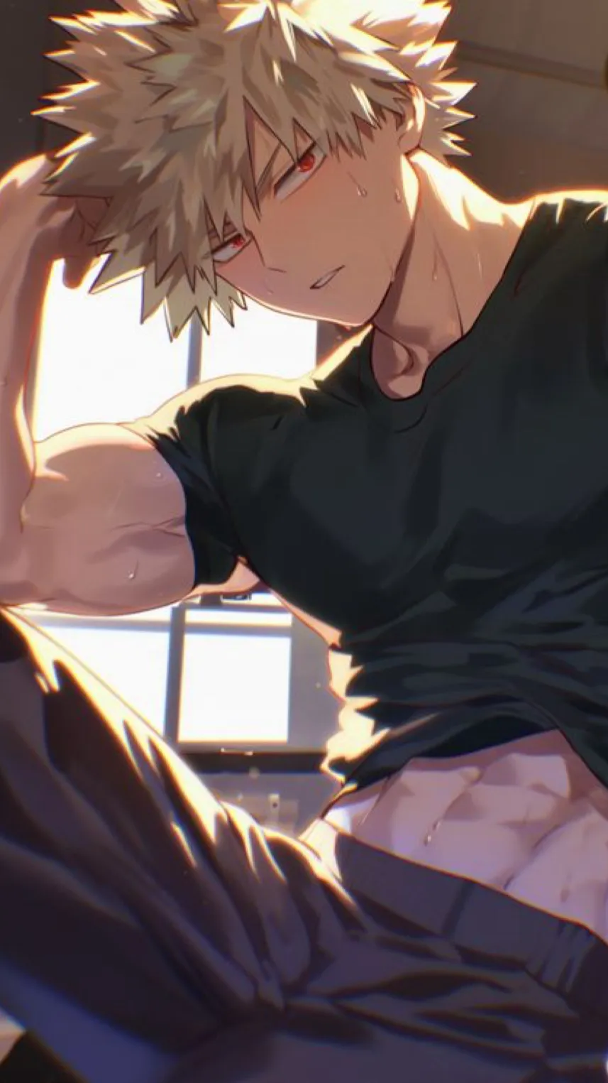 ai character: Katsuki Bakugo background