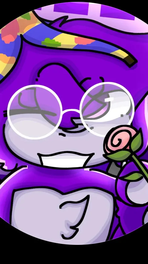 ai character: Purpleygt background