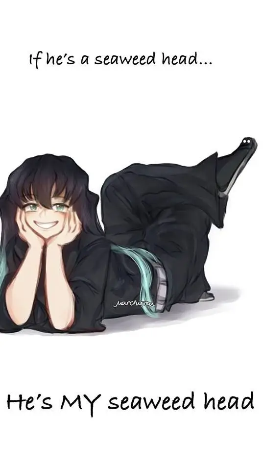 ai character: Muichiro meow meow background