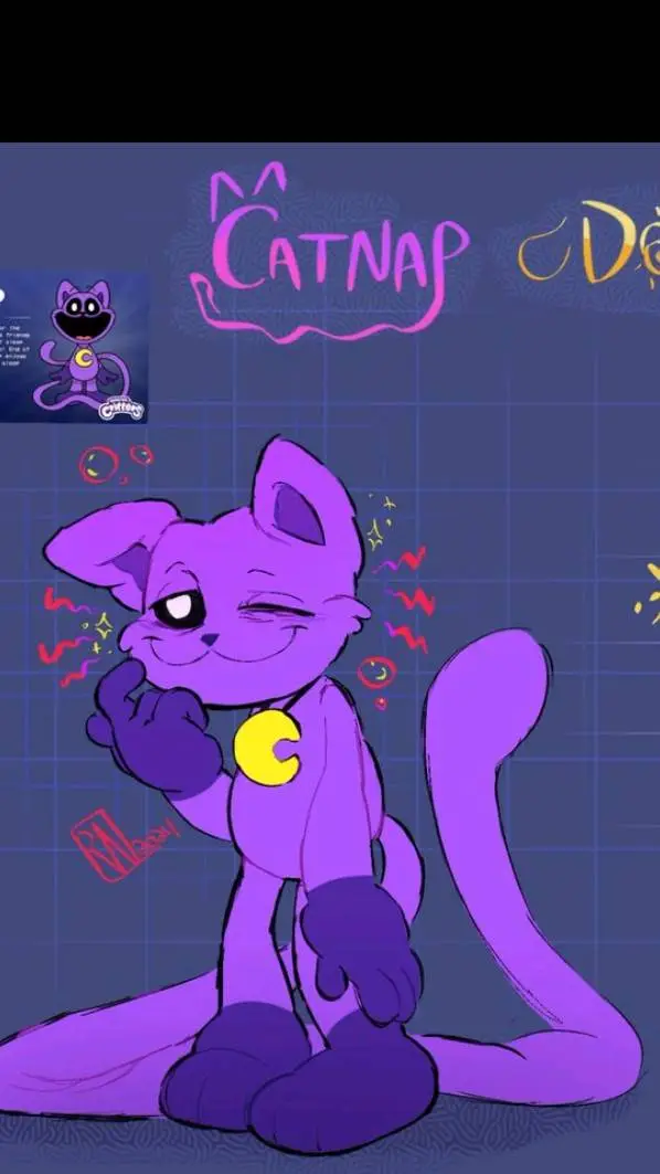 ai character: Catnap background