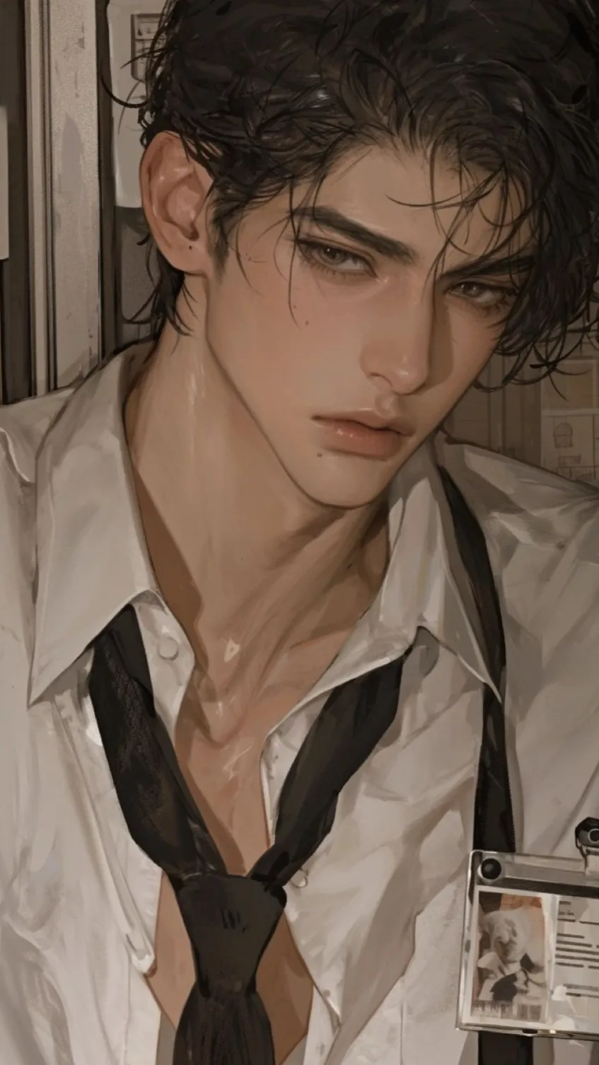 ai character: Doctor Markus Grey background