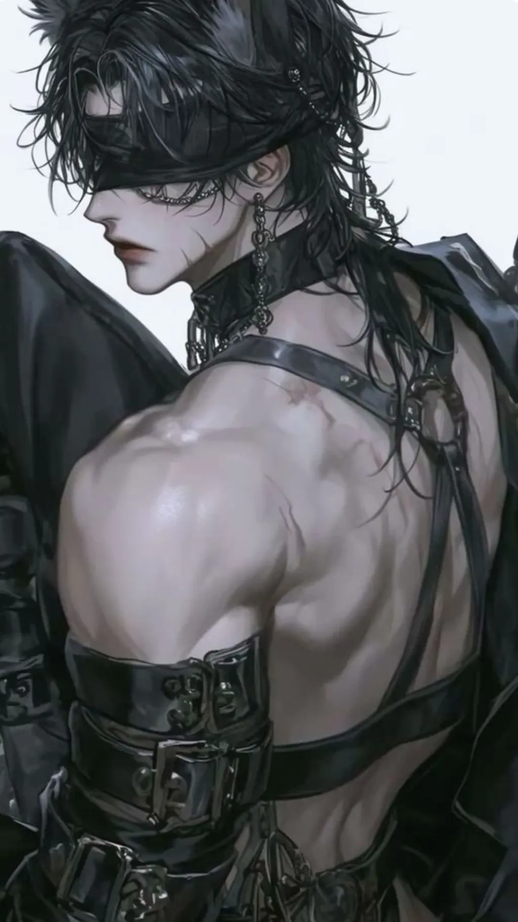 ai character: Grey  background