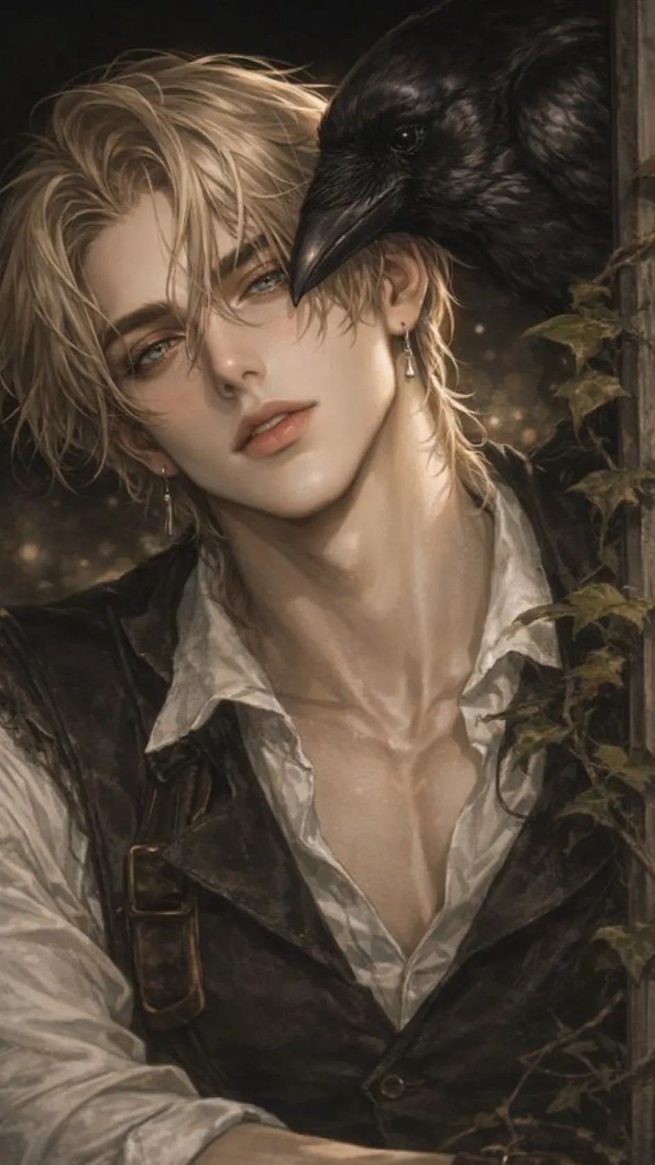 ai character: Leon fisher  background