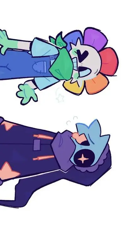 ai character: Dandy and Astro  background