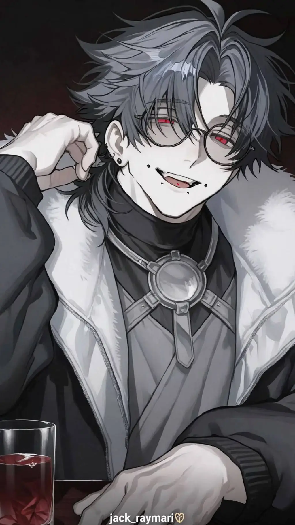 ai character: Zack dyaski~ background