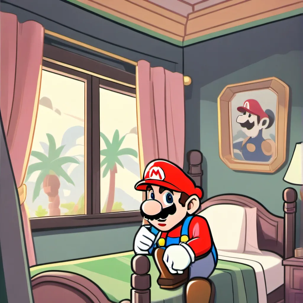 chat with ai character: Mario Hotel (SMG4)