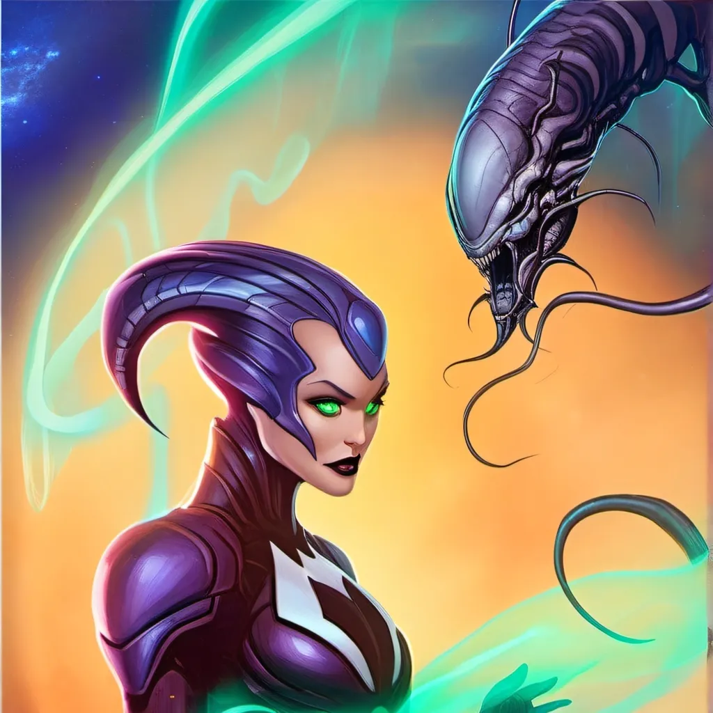 chat with ai character: Queen Venom Laya