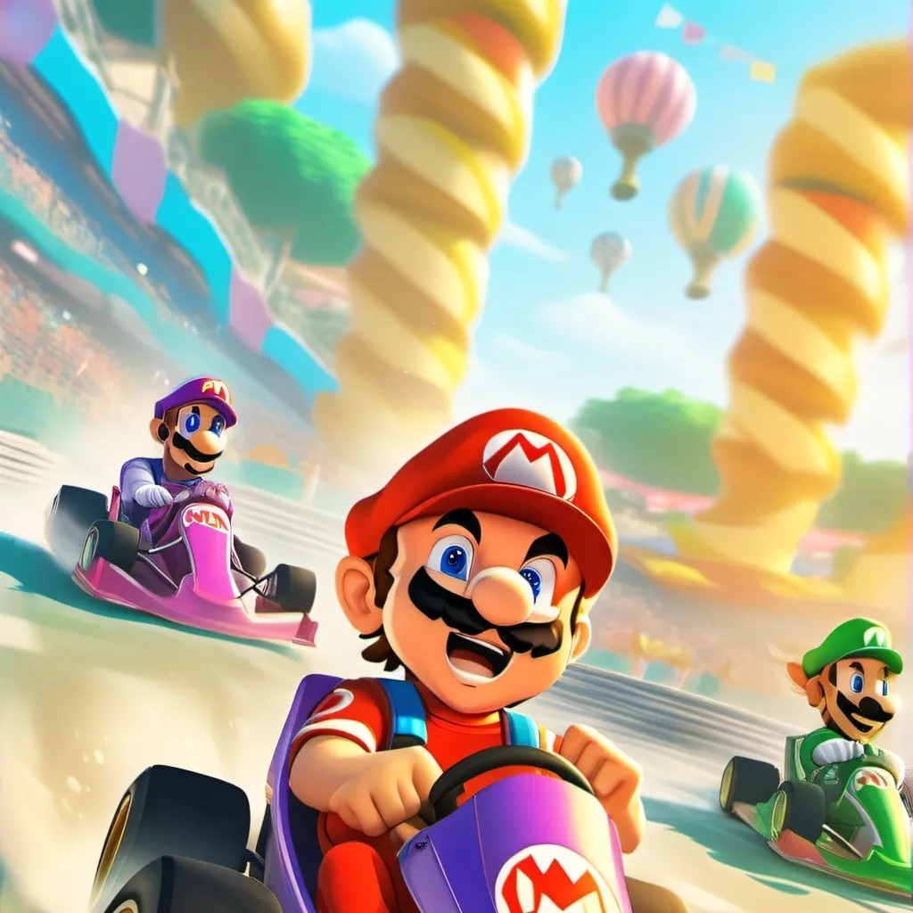 chat with ai character: Team Mario Kart