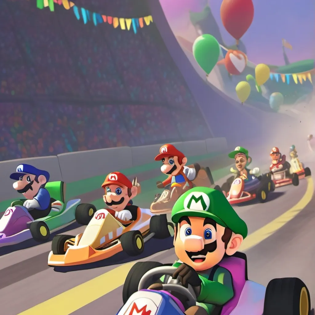 chat with ai character: Mario Kart Costume