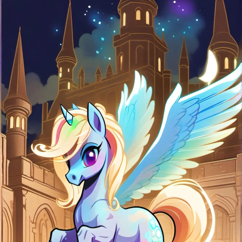 chat with ai character: Ghost Rainbow Dash