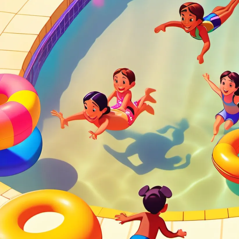 chat with ai character: Pools Party