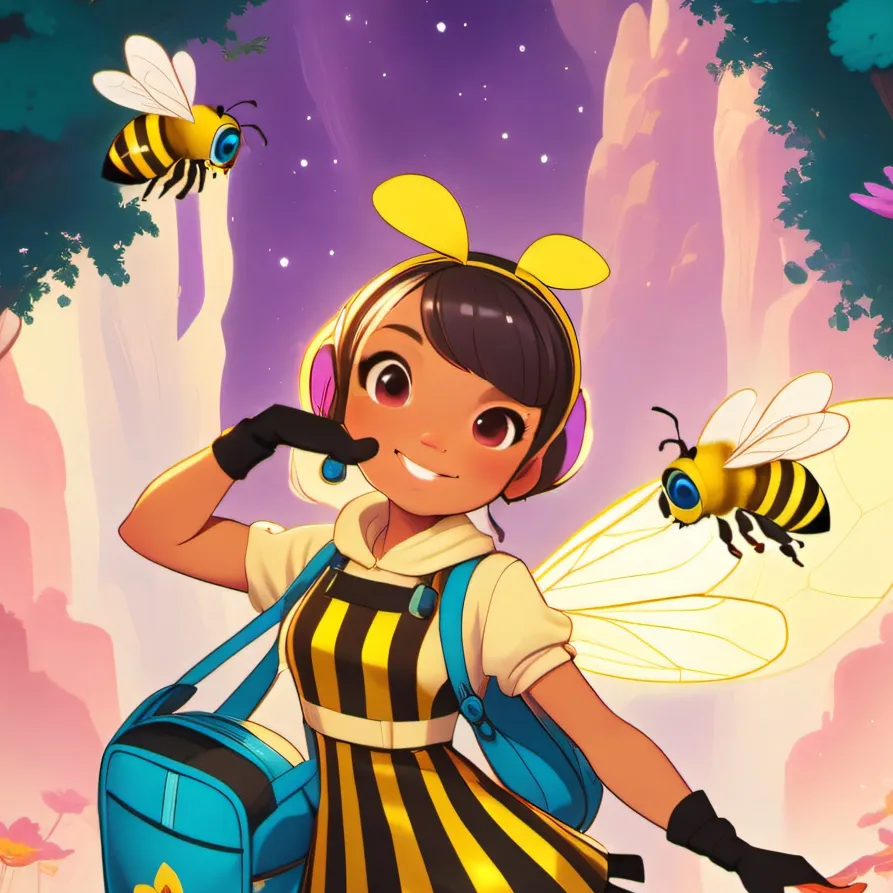 chat with ai character: Flora The Bee