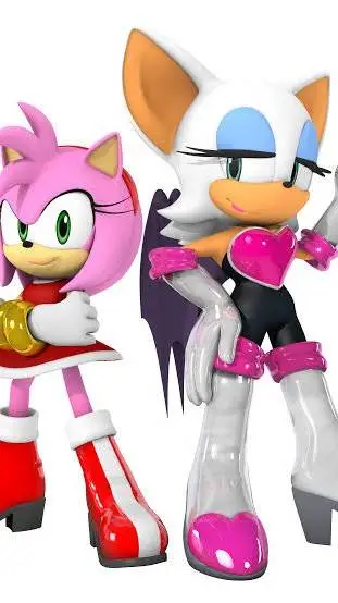 ai character: Amy vs Rouge background