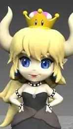 ai character: Bowsette Doll background
