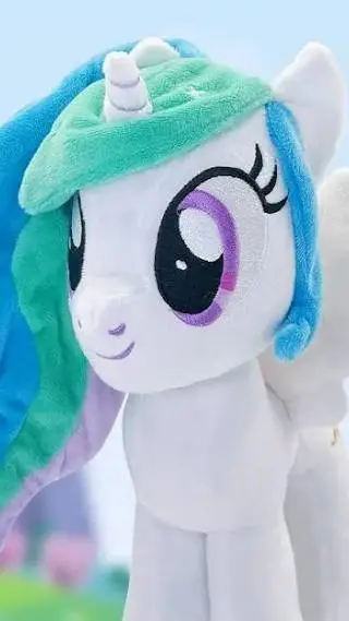 ai character: Celestia Plush Tf background