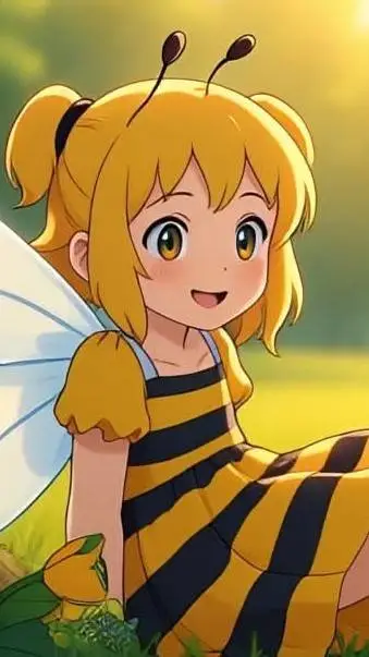 ai character: Flora Bee Tf background