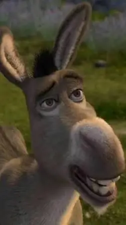ai character: Donkey (Shrek) background