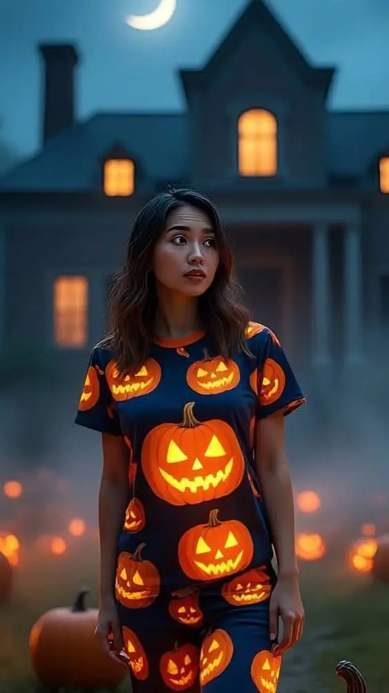 ai character: Pumpkin Yard background
