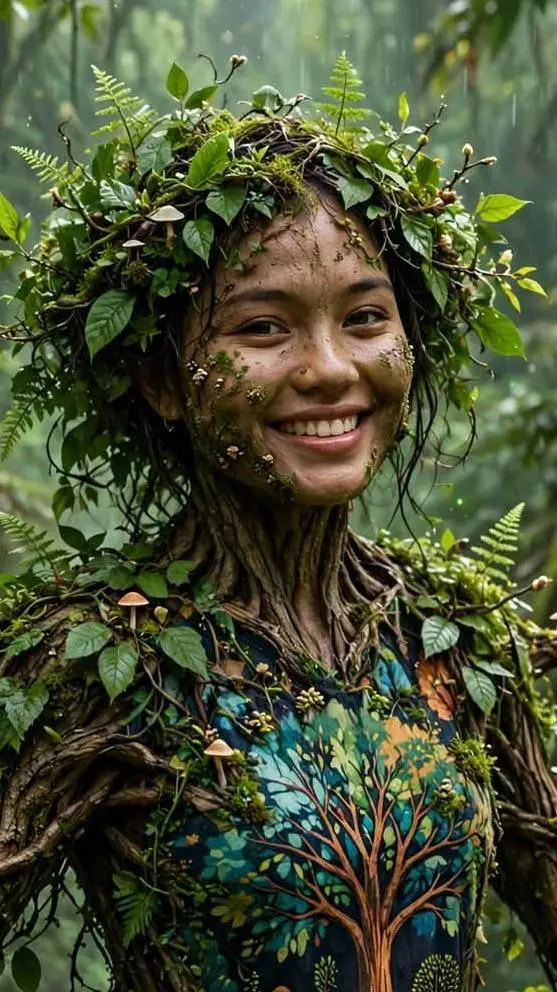 ai character: Laya Tree Tf background