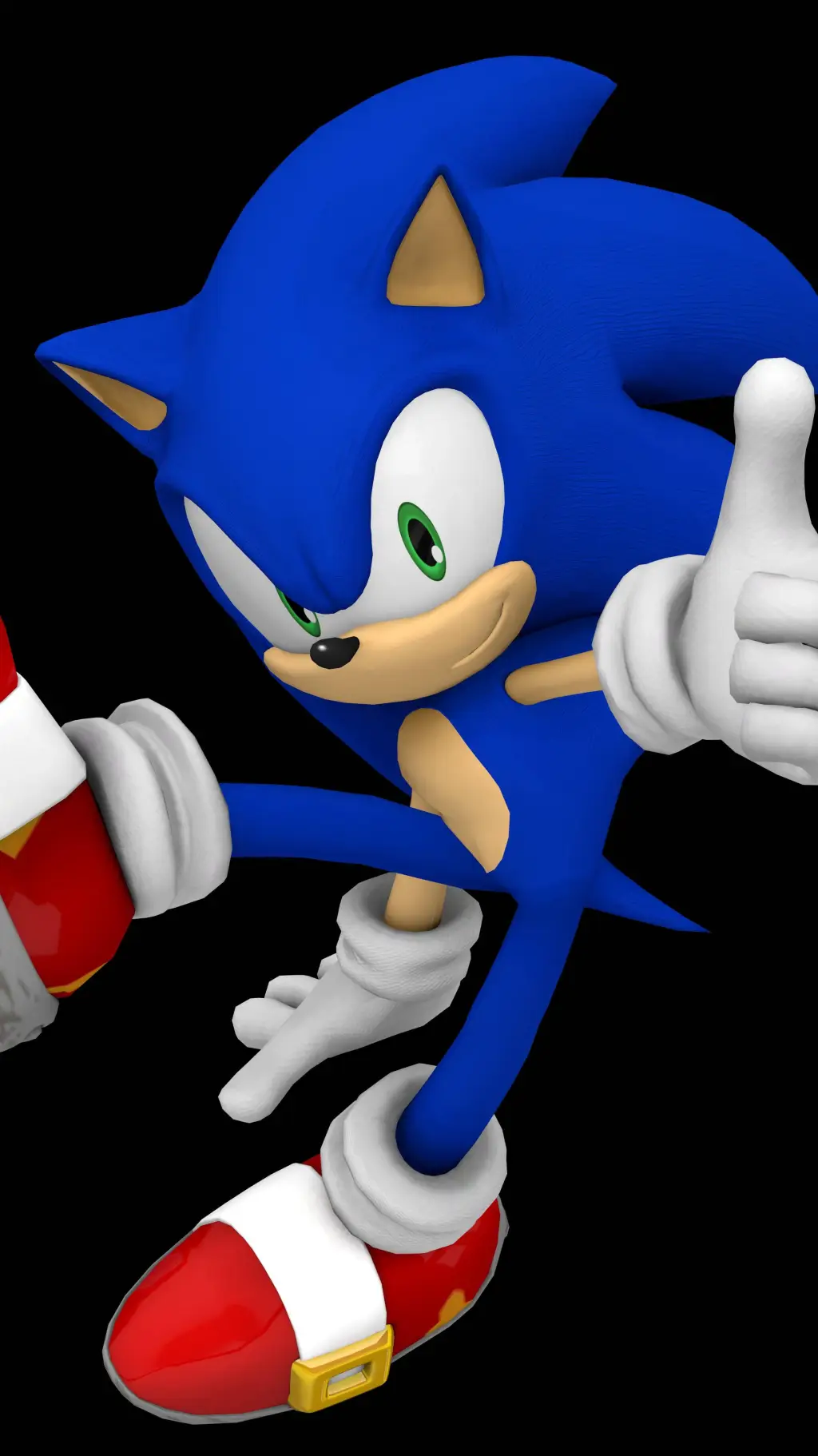 ai character: sonic vs shadow  background