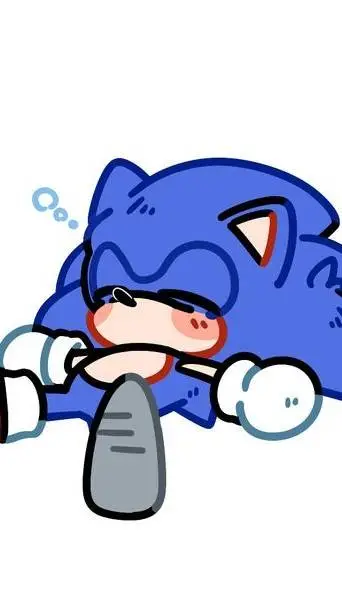 ai character: sonic dor avec md background