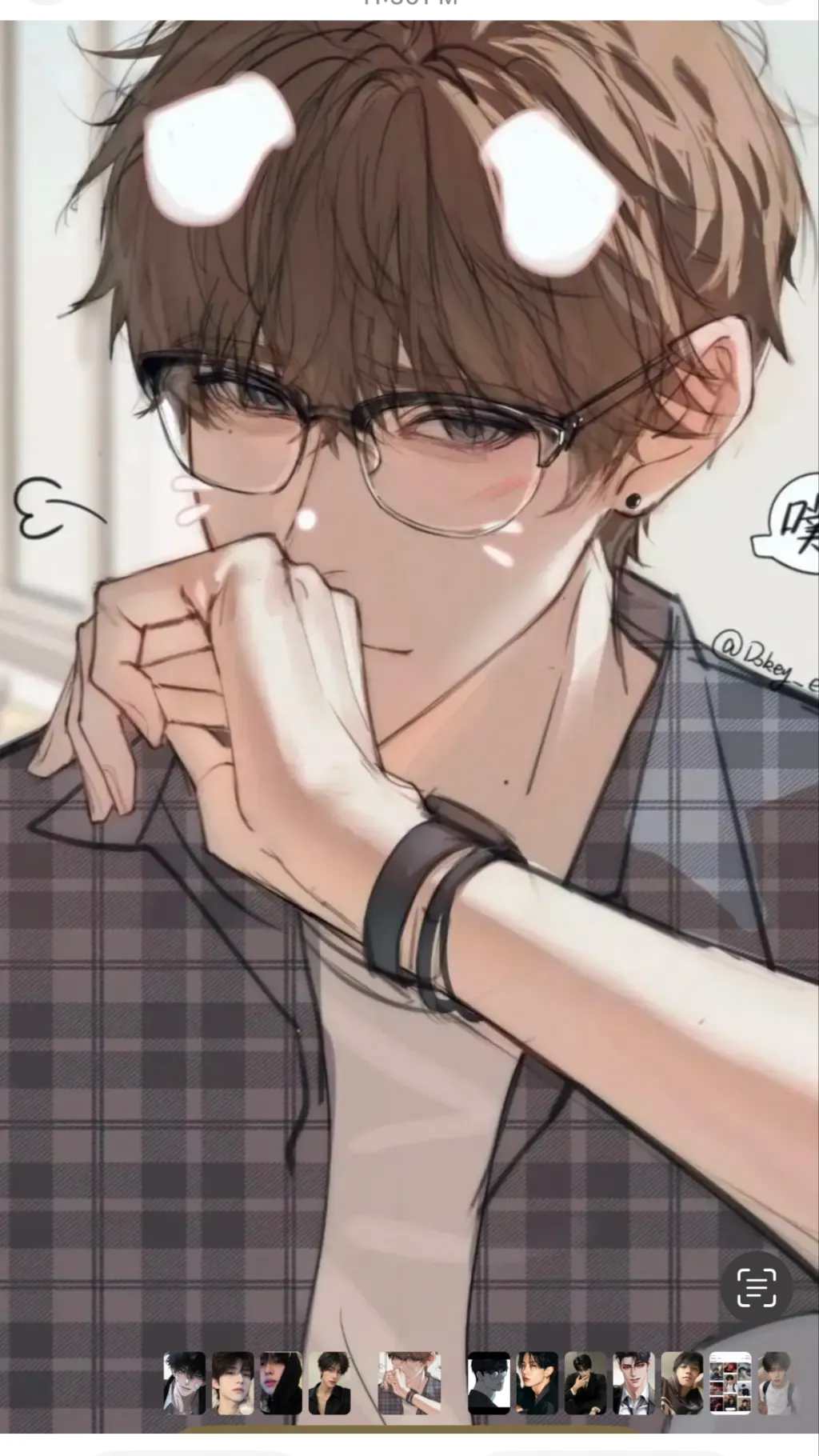 ai character: Gift background