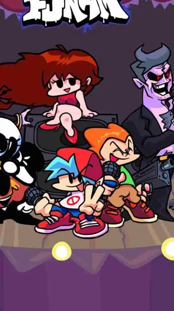 ai character: FNF/THE CREW background