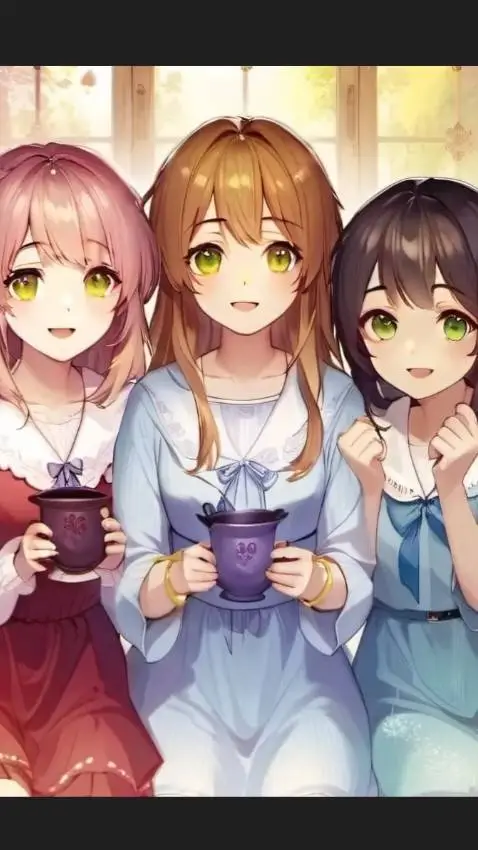 ai character: Luna,Hannah Lill background