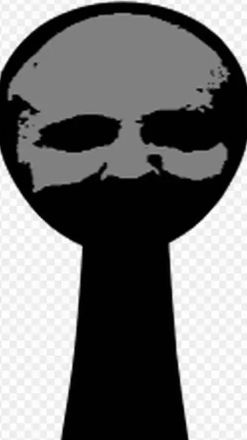ai character: Black spRUNki background
