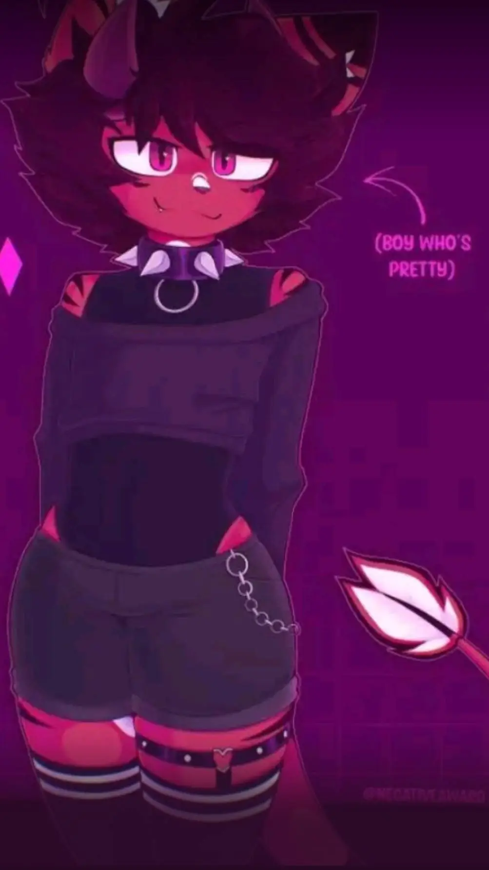 ai character: Aiden (Femboy) background