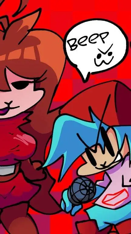 ai character: St: R&D Sleepover! background