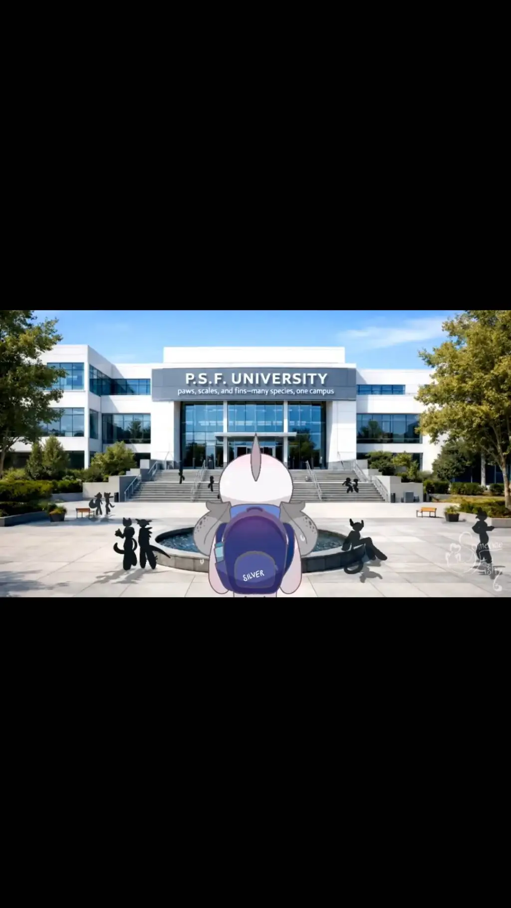 ai character: P.S.F. University! background