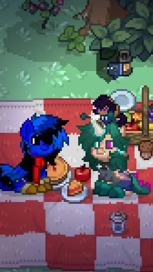ai character: PonyTown: Picnic background
