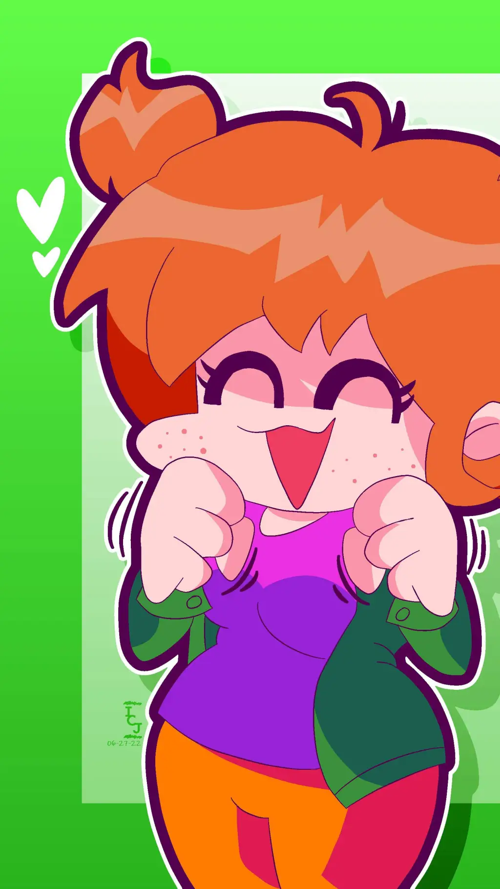 ai character: D Sides Girlfriend background
