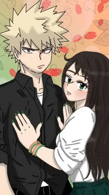 ai character: fem y/n × Bakugou background