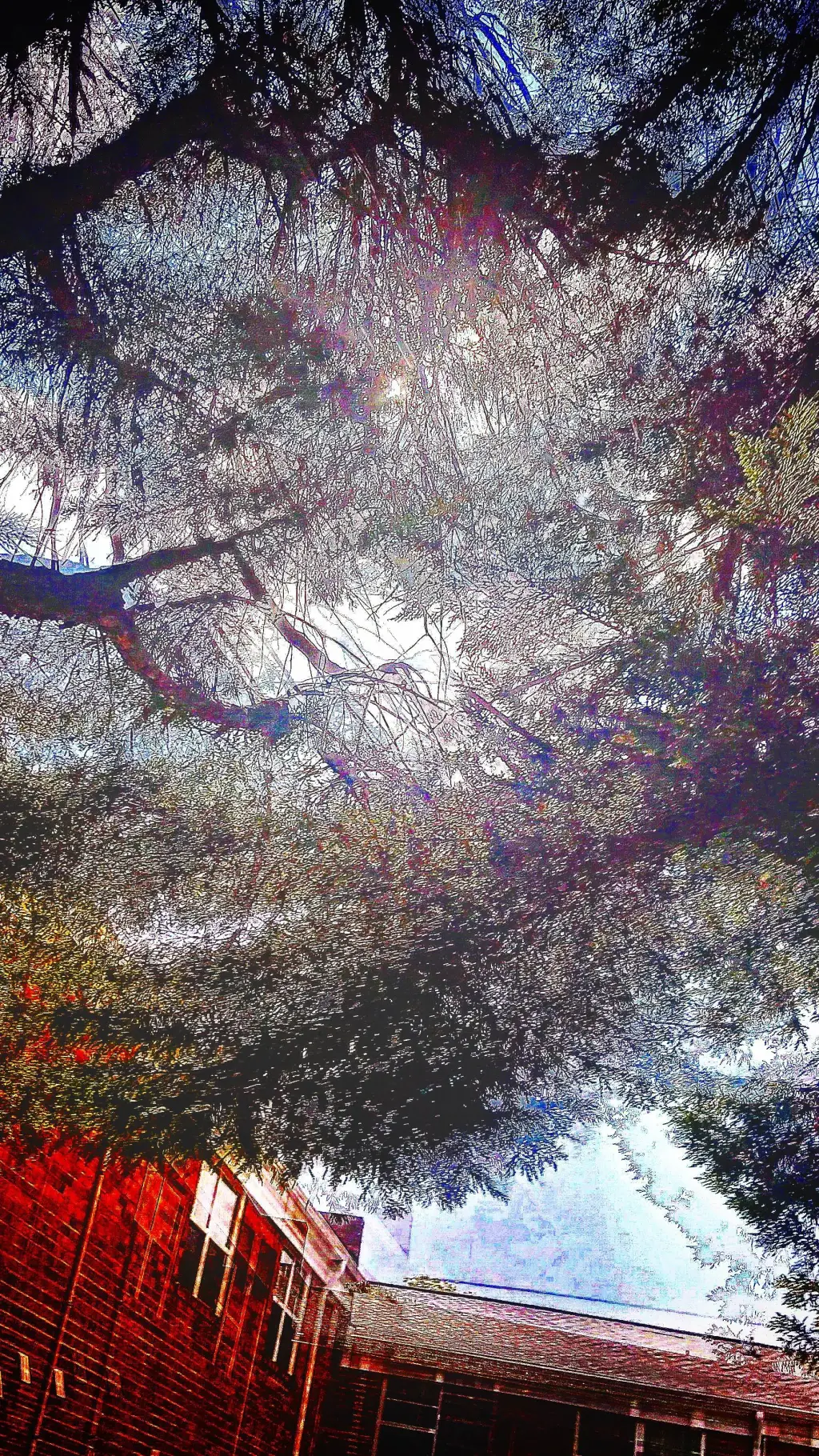 ai character: Glitch Realm background