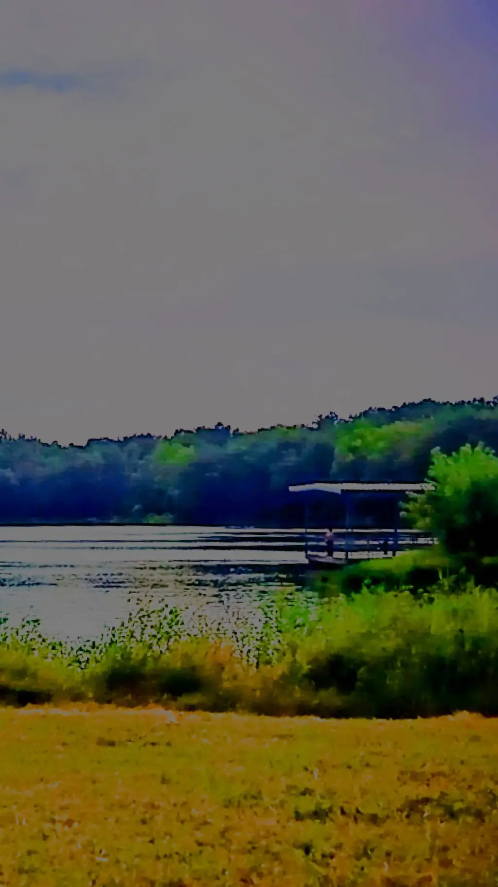 ai character: Twin Lakeside background