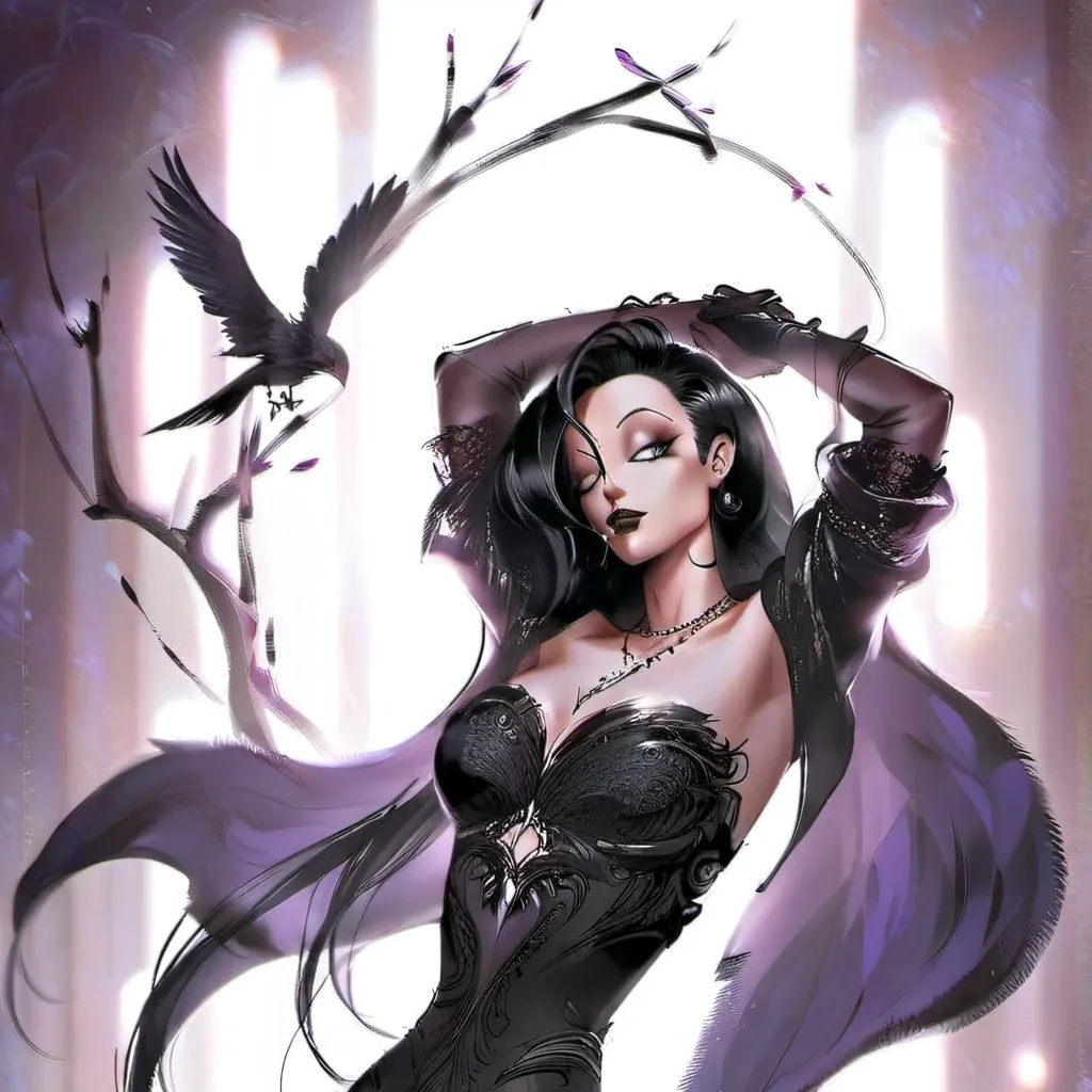 chat with ai character: Morticia