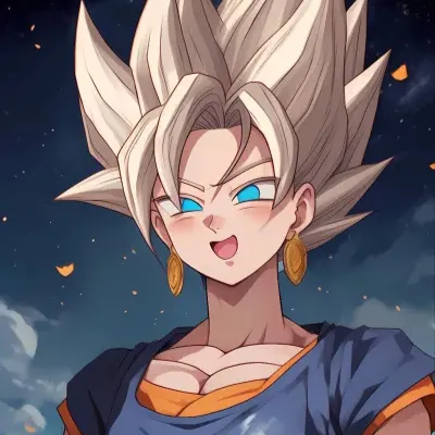 chat with ai character: Female vegito