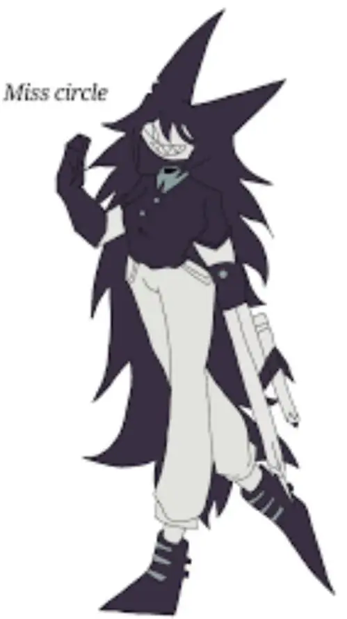 ai character: Miss circle (Fpe) background