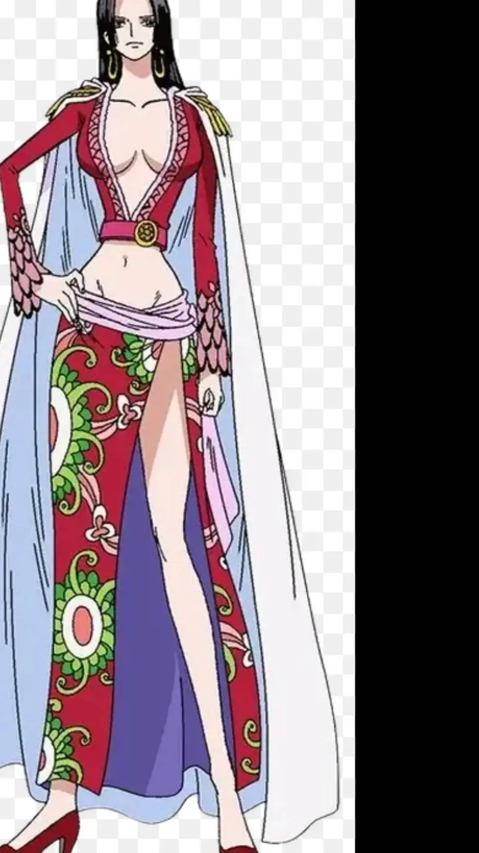 ai character: boa hancock  background