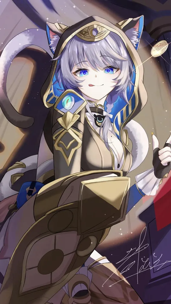 ai character: Cipher background