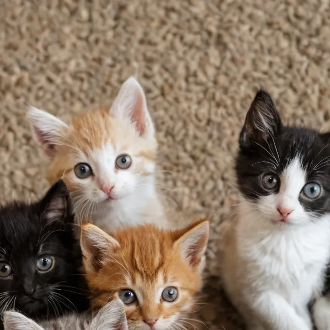chat with ai character: A bunch of cats