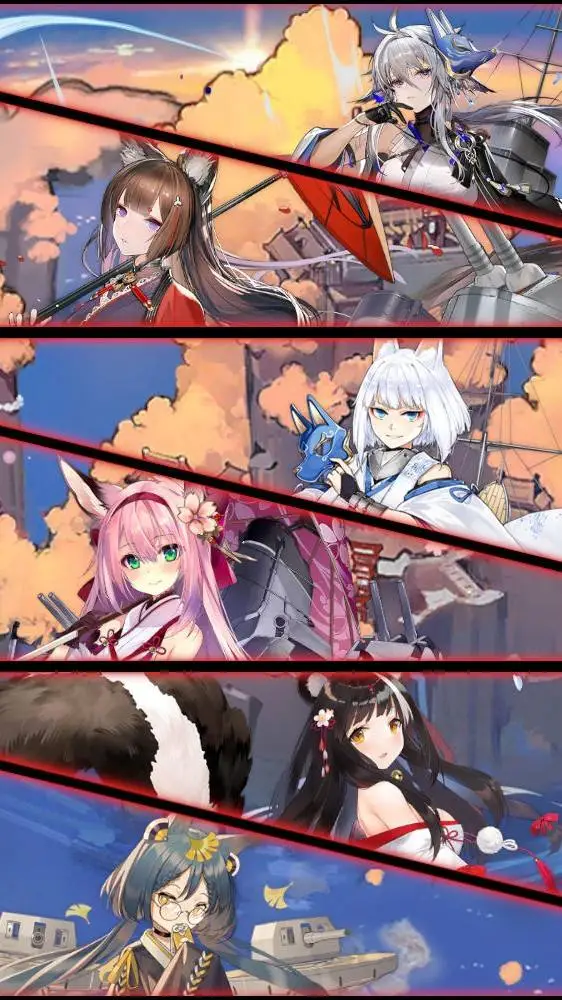 ai character: Sakura Empire background