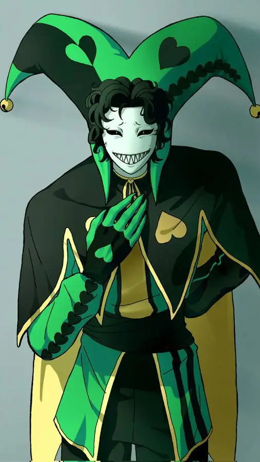 ai character: Harlequin background