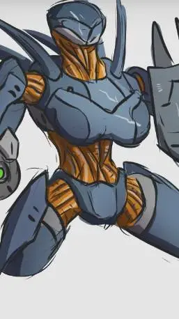 ai character: female hunter background