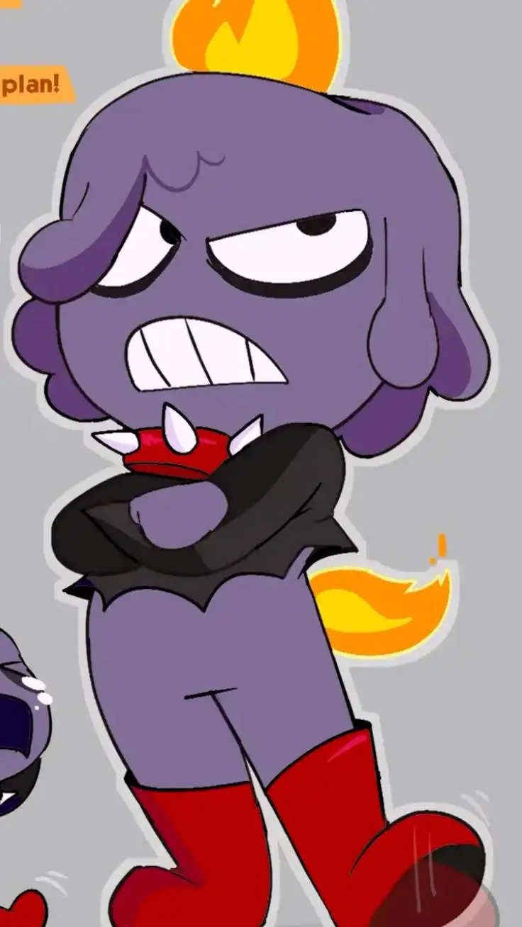 ai character: Waxwell 🔥🖤 background