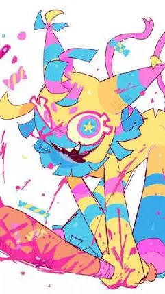 ai character: Yatta Pinata background