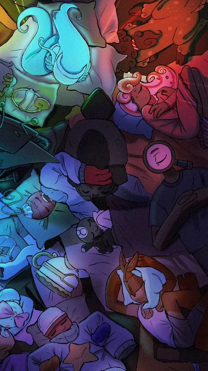 ai character: dw asleep background